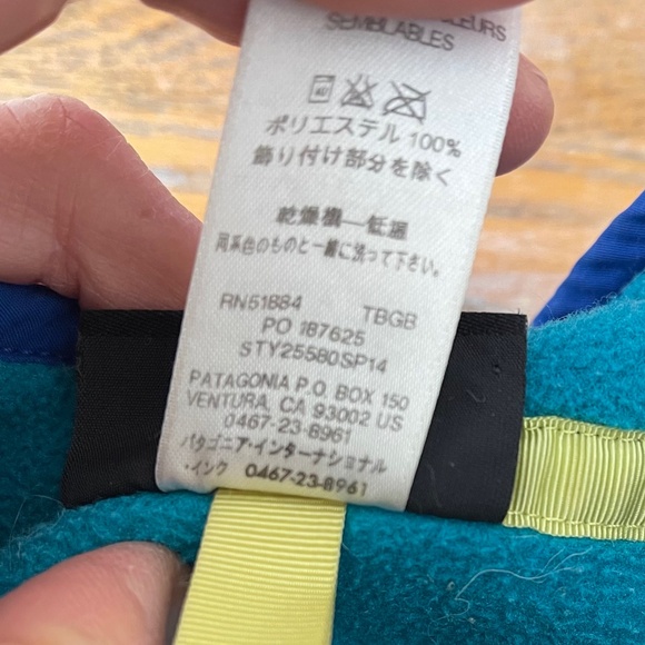 PATAGONIA LW 25580 lw snap T fleece pullover/nice condition/MM/SP14 - Picture 7 of 8